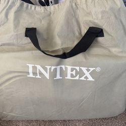 Intex Deluxe Air Queen Mattress 