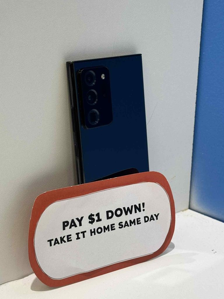 Samsung Galaxy Note 20 Ultra 5G Unlocked - Pay $1 DOWN AVAILABLE - NO CREDIT NEEDED