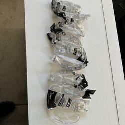Several Clear Protective Eyeglasses 
