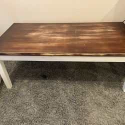 Rustic Coffee Table With 2 End Tables 