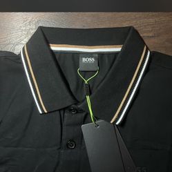 Black Boss Polo Shirt 