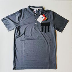 Puma Golf Mattr Volition Betsy Pocket Polo Shirt Men’s Size S