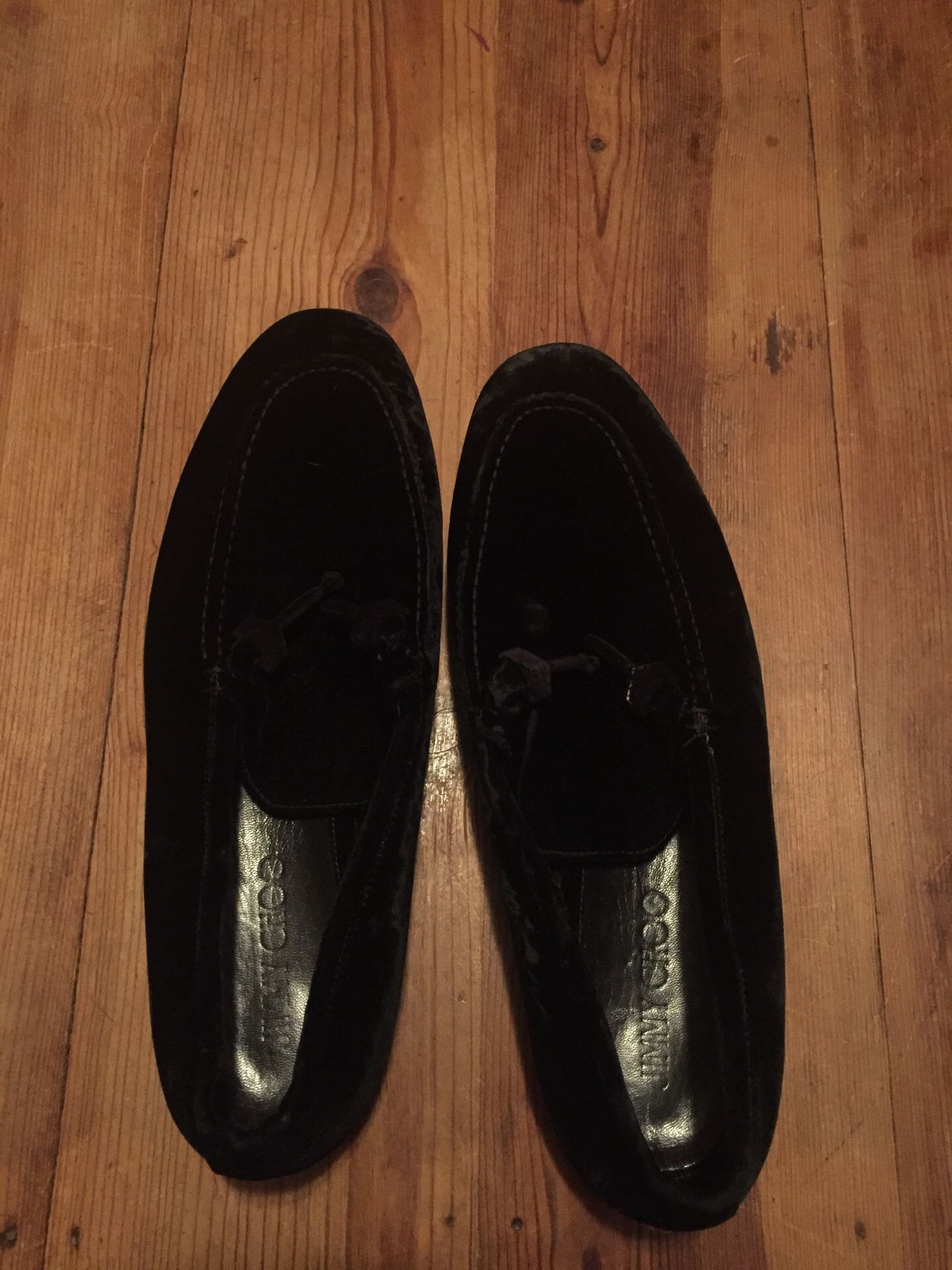 Black Velvet Jimmy Choo Shoes Size 44