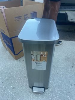Better Homes & Gardens Stainless Step Trash Can