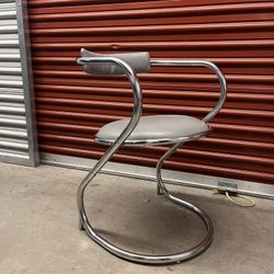 4 Vintage Chrome Cantilever Chairs