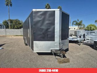 2020 Case 8.5X24, 2X5200 Axles, 7' Interior, Cabinets, 12Ply Tires, E-Track On Floor