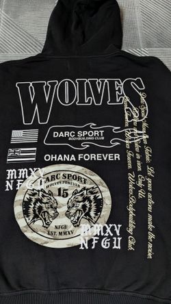 NWT Darc Sport Life Moves Fast Pierce Hoodie Black XL