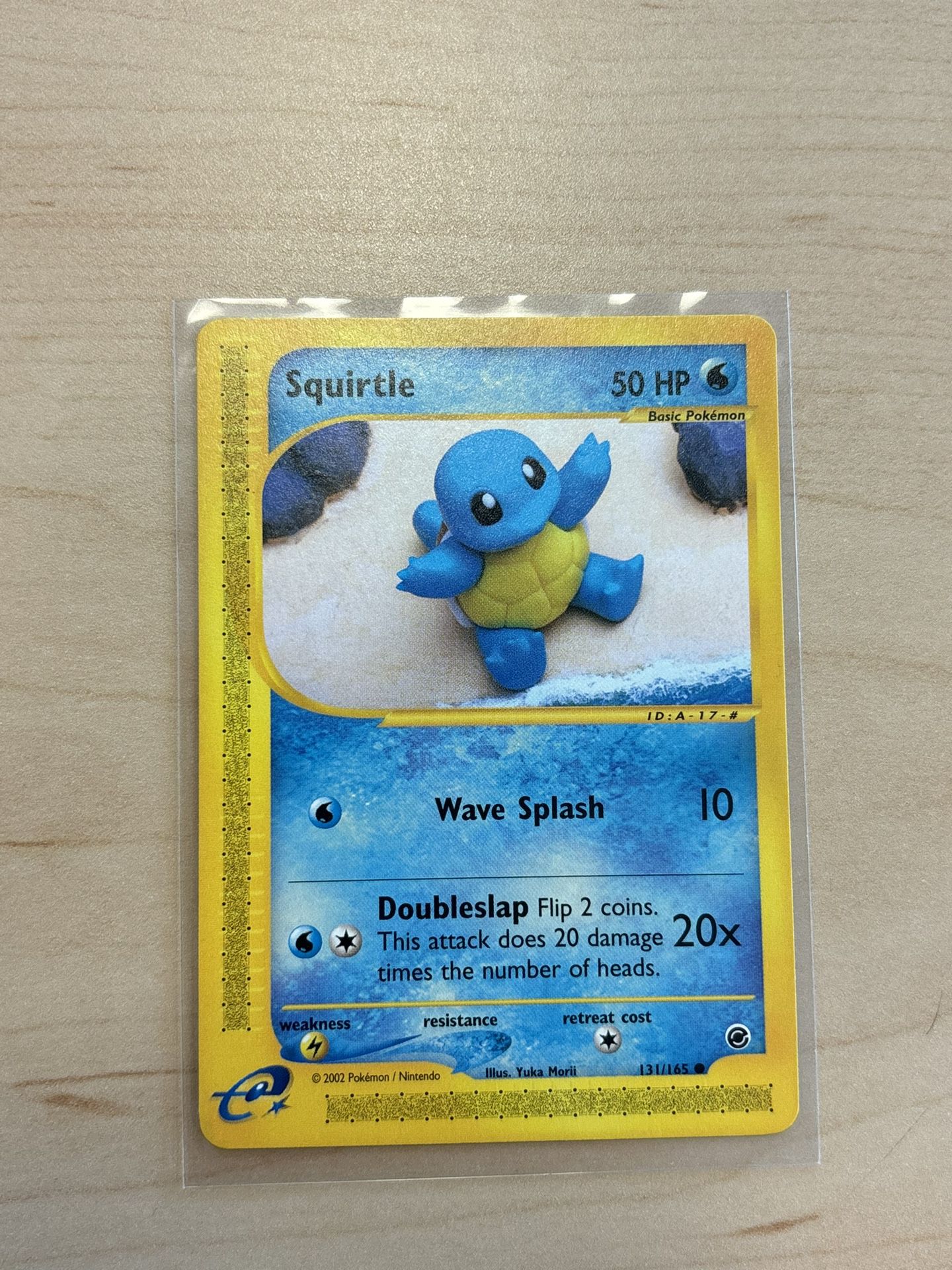 Squirtle 131/165 Expedition Non Holo 2002 Pokemon Card NM