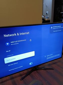 49" Samsung Smart Flatscreen 49"x28" HDMI & USB Wifi Compatible w/ Stand!