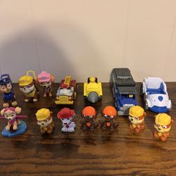 Nickelodeon PAW Patrol Lot of 14 10Figures /4 Vehicles