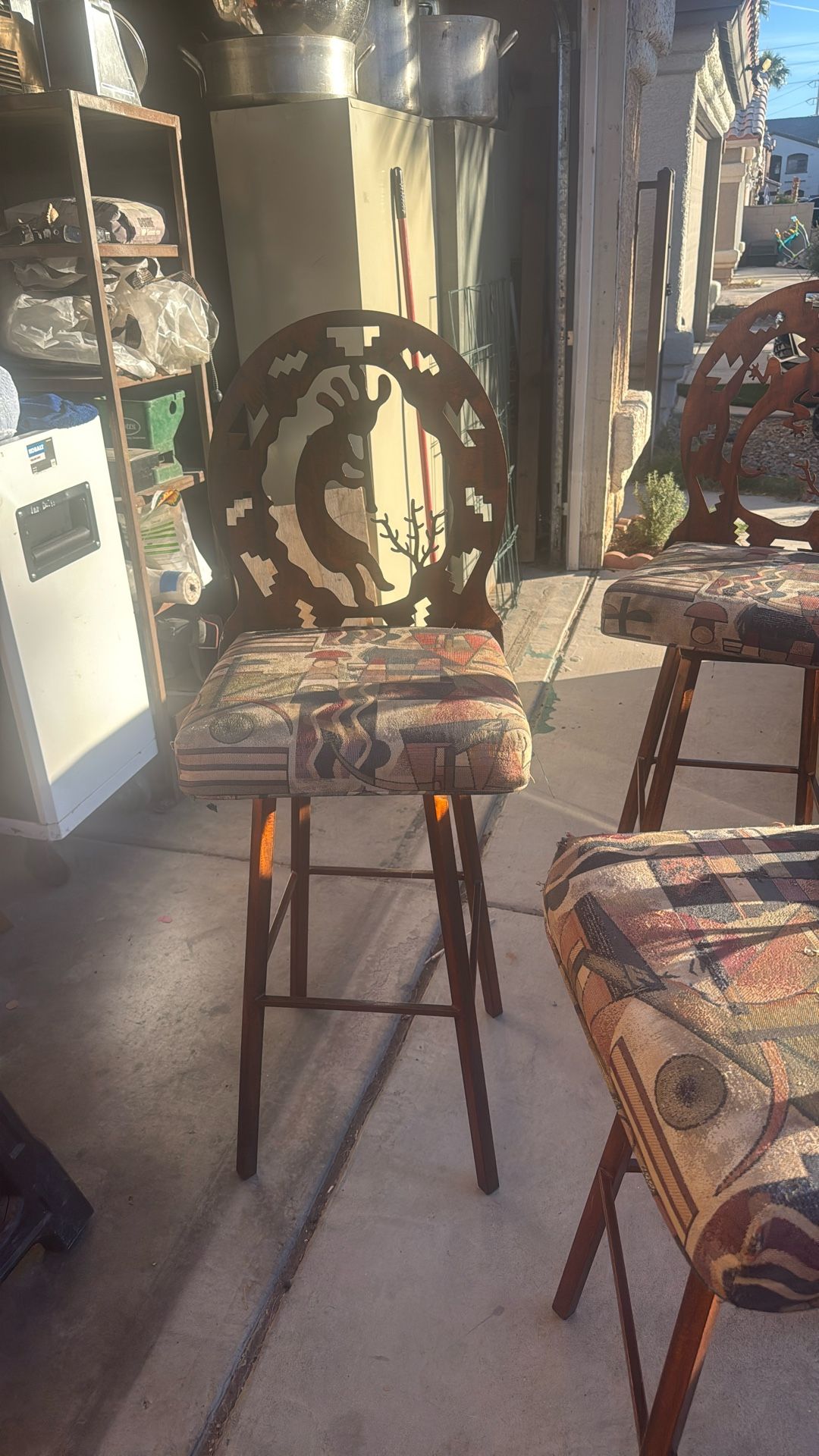 Set Of 4 Bar Stools 