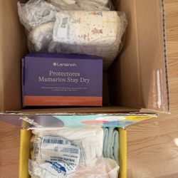 Free Baby Diapers( Various Size) and Postpartum Stuff