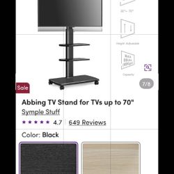 TV Stand for Up to 70 in