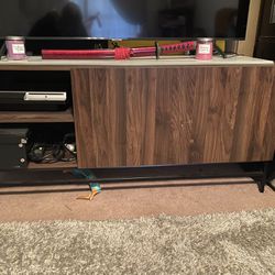 Tv Stand  With Cabinet And Shelves
