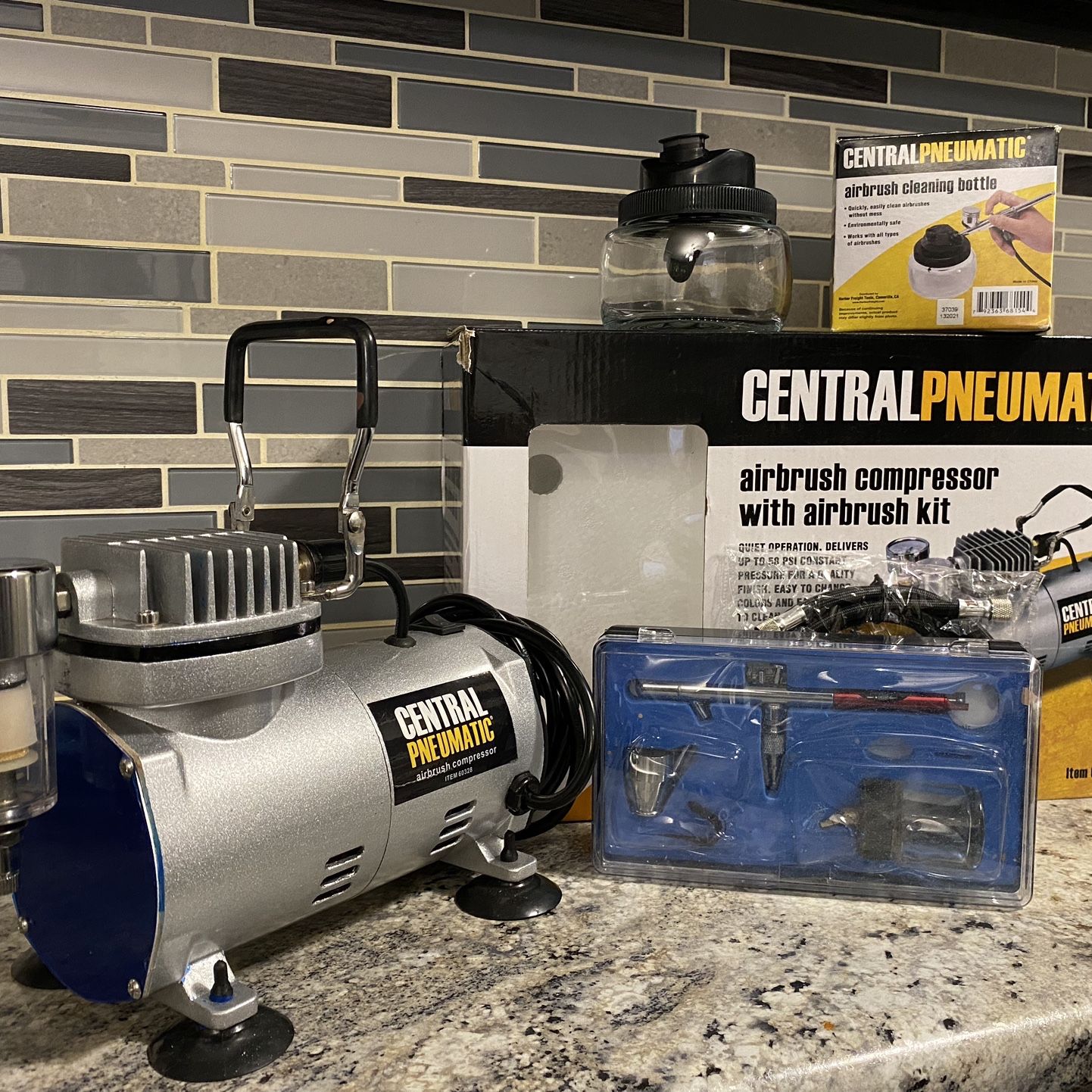 Central Pneumatic Airbrush Compressor Kit For Sale In, 41 OFF