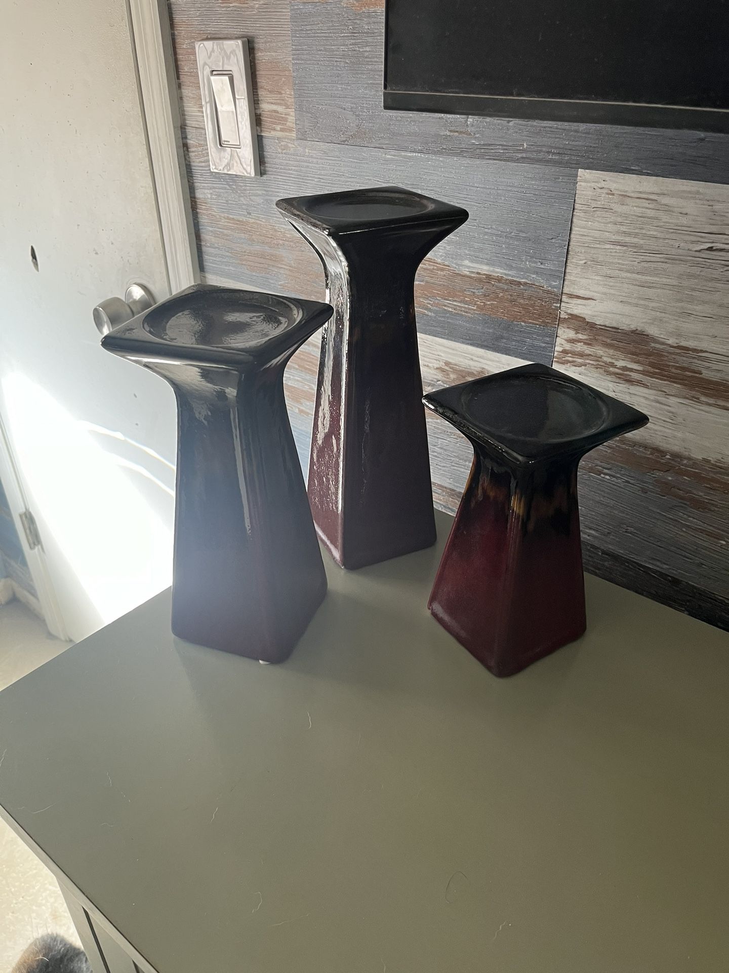 Pillar Candle Set of 3
