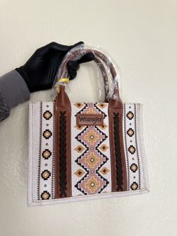 Wrangler Aztec Tote Bag Women's Boho Shoulder Purse Handbag Strap Dust Bag NWT
