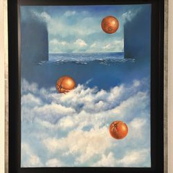 Large Surrealist Oil Painting