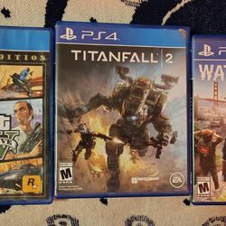 GTA 5 Premium Edition, Watch Dogs 2, and Titanfall 2