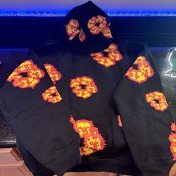 Black/red Denim Tears Hoodie 