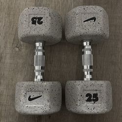 Nike Grind Dumbells 25lbs two of them