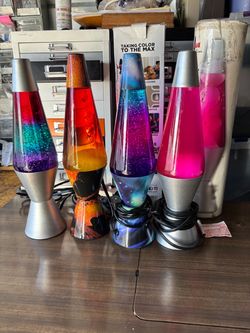 Lava Lite Lava Lamps Set of 4
