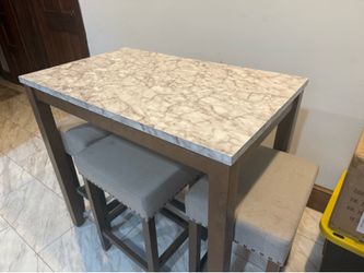 Table and chairs
