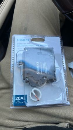 Siemens dual function afci/gfci circuit interrupter