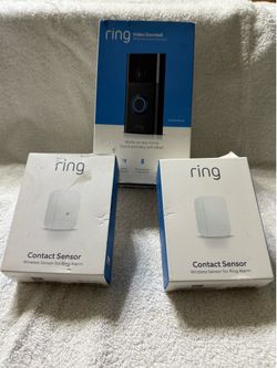 Ring video doorbell; 2nd Generation; w/two(2) Contact Sensor
