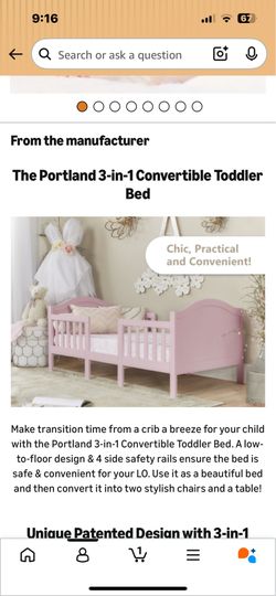 Convertible Toddler Bed