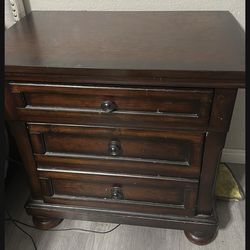 Nightstand, dresser with mirror