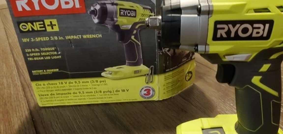 Ryobi 18V Speed Brushless Impact Wrench 3/8