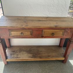 Taos Carved Console 