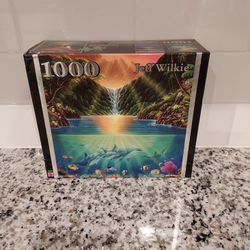 Jeff Wilkie 1000 Piece Jigsaw Puzzle - Paradise Falls - New In Sealed Box 