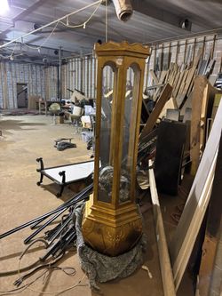 Gold Curio Round Cabinet $399.00