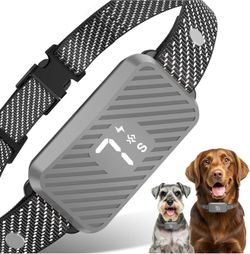 Bark Collar for S-M-L Dogs, Rechargeable Anti Bark Collar, Smart Bark Collar 7 Sensitivity 3 Modes