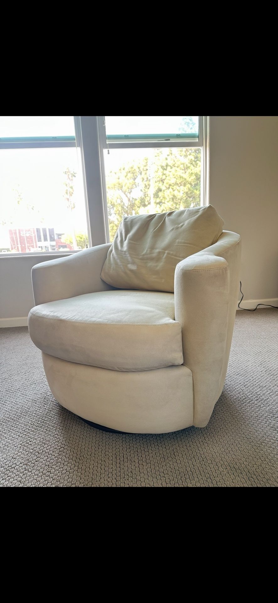 Living Room Chair, Swivels And Rocks