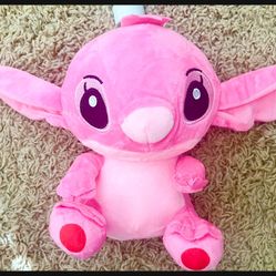 Miotlsy Stitch Cartoon Plush Toy Stitch Pink Cartoon Soft Toys Cartoon Plush Cuddly Toy Doll Stitch Toy Plush Stuffed Gifts Cartoon Plush Toy for Chil
