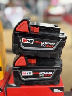 Milwaukee 5.0 Battery ($55 EACH)