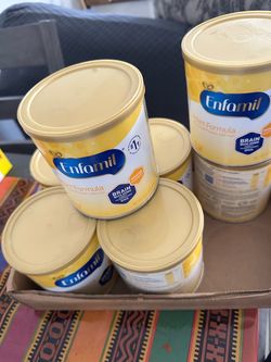 Enfamil infant formula.