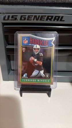 2026 BOWMANS CHROME FERNANDO MENDOZA RAIDERS DIE CUT CARD