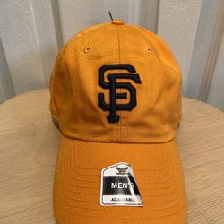 Orange San Francisco Giants Cap Hat MLB Genuine Merchandise Fan Favorite