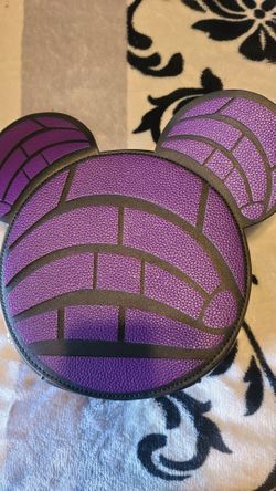 Backstitch Bruja Mickey Purple Concha Bag New