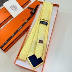 Men's ties Yellow New