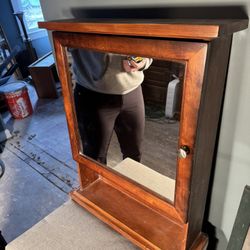 Dark Wood Medicine Cabinet
