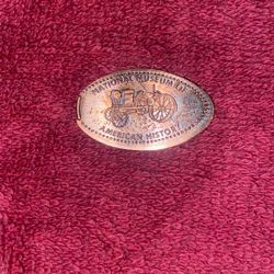 “Smithsonian National Museum of American History Elongated Penny – Washington, D.C. Souvenir Coin”