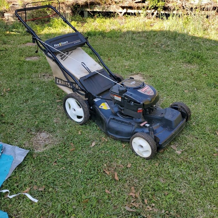Craftsman key start mower new arrivals