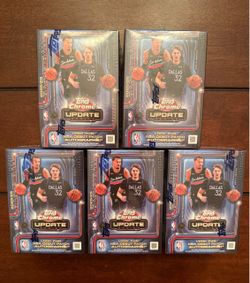2025-2026 Topps Chrome Update Series Basketball Blaster Box Brand New