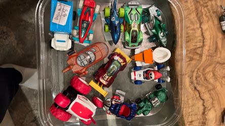 Mixed Lot of Die-Cast and Plastic Toy Vehicles