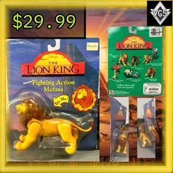 *SEALED* FIGHTING ACTION MUFASA (1994, SEALED)